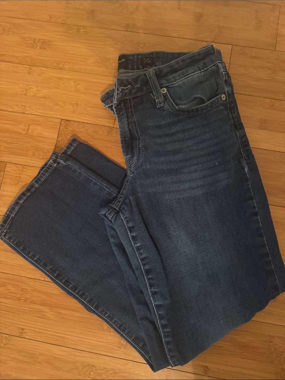 Lucky Brand Dark Blue Slim Straight Jeans